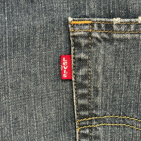 Levis 550 Jeans Mens 42x34 Relaxed Fit Straight Leg Medium Wash Denim - Picture 4 of 4